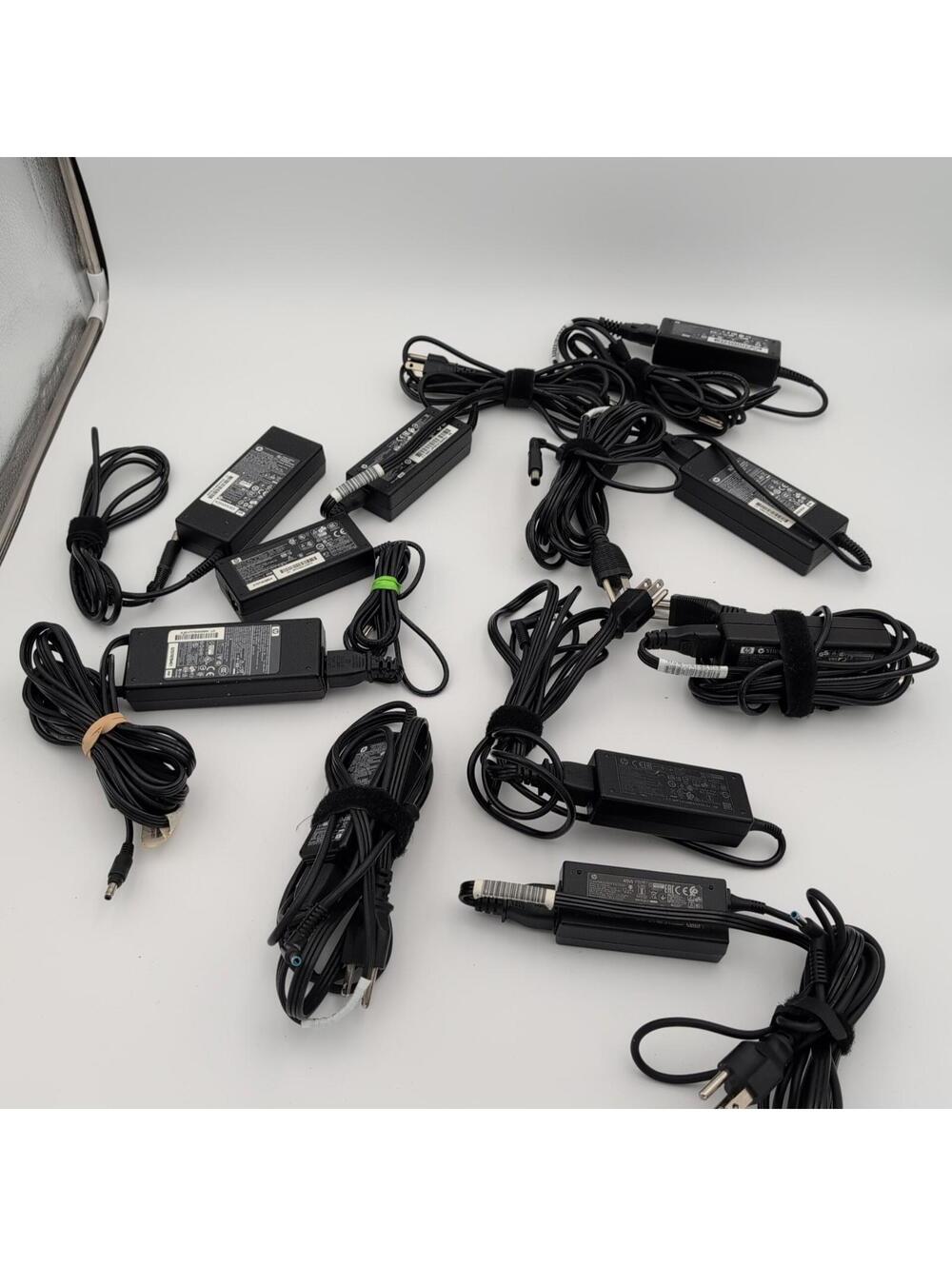 LOT 10 OEM HP Hewlett-Packard 3 Prong Mickey Mouse AC Power Cord Random Bundle